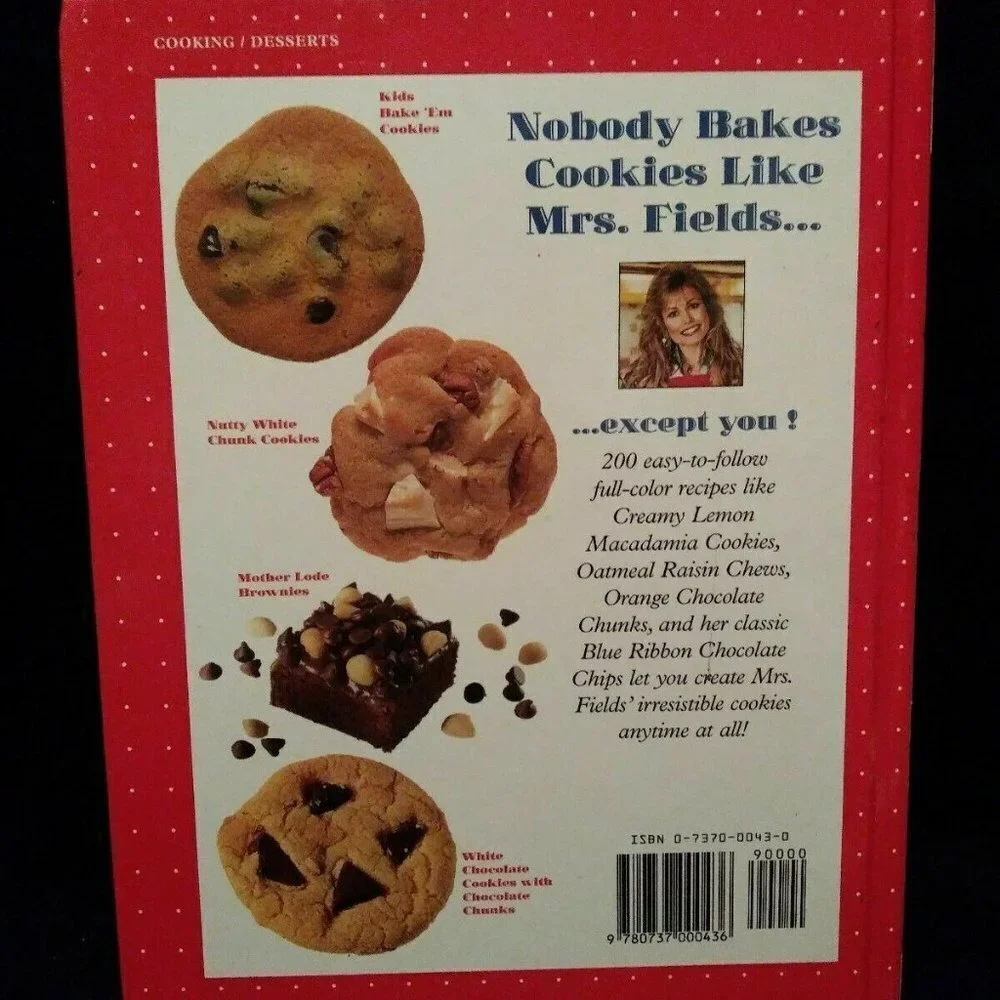Mrs Fields Best Cookie Book Ever Hardcover